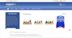 Desktop Screenshot of pascofix.si